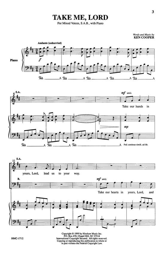 Take Me, Lord